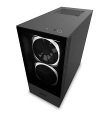 Корпус H510 Elite Compact  CA-H510E-B1 Mid Tower Matte Black Chassiswith Smart Device 2, 2x 140mm Aer RGB Case Fans, 1x LED Strips                                                                                                                        