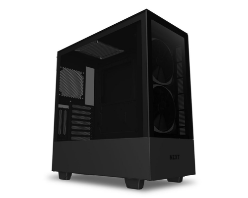 Корпус H510 Elite Compact  CA-H510E-B1 Mid Tower Matte Black Chassiswith Smart Device 2, 2x 140mm Aer RGB Case Fans, 1x LED Strips