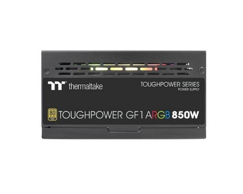 Блок питания Toughpower GF1 ARGB 850 PS-TPD-0850F3FAGE-1 0850W/Fully Modular/Riing Duo/Full Range/Analog/80 Plus Gold/EU/100% JP CAP/All Flat Cables RTL