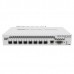 Коммутатор CRS309-1G-8S+IN Cloud Router Switch 309-1G-8S+IN with Dual core 800MHz CPU, 512MB RAM, 1xGigabit LAN, 8 x SFP+ cages, RouterOS L5 or SwitchOS (dual boot), passive desktop case, rackmount ears, PSU