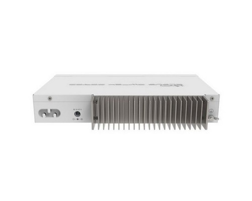 Коммутатор CRS309-1G-8S+IN Cloud Router Switch 309-1G-8S+IN with Dual core 800MHz CPU, 512MB RAM, 1xGigabit LAN, 8 x SFP+ cages, RouterOS L5 or SwitchOS (dual boot), passive desktop case, rackmount ears, PSU