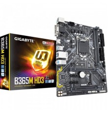 Материнская плата GIGABYTE B365 HD3, Socket 1151, Intel®B365, 4xDDR4-2666, D-SUB+DVI-D+HDMI, 2xPCI-Ex16, 4xPCI-Ex1, 6xSATA3(RAID 0/1/5/10), 2xM.2, 8 Ch Audio, GLan, (2+4)xUSB2.0, (4+2)xUSB3.1, 1xPS/2, ATX, RTL                                         