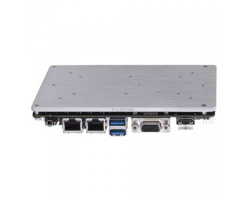 Материнская плата с ЦПУ GA-SBCAP3350, Intel® Dual-Core Celeron®N3350 (2.4 GHz), 1xDDR3-1600 SO-DIMM, D-SUB+HDMI+LVDS, 1xMiniPCIex1, 2xSATA3, 1xMSATA, 2 Ch Audio, 2xGLan, (0+4)xUSB2.0, (2+0)xUSB3.1, 4xCOM, SBC, RTL