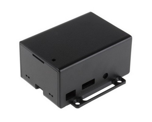 Корпус Raspberry Pi 3  Case for Raspberry Pi 3 Model B and Pi PoE Switch HAT, разм.90x85х45mm, отверстия крепления на монитор 70х53mm, цвет черный (124-9372)