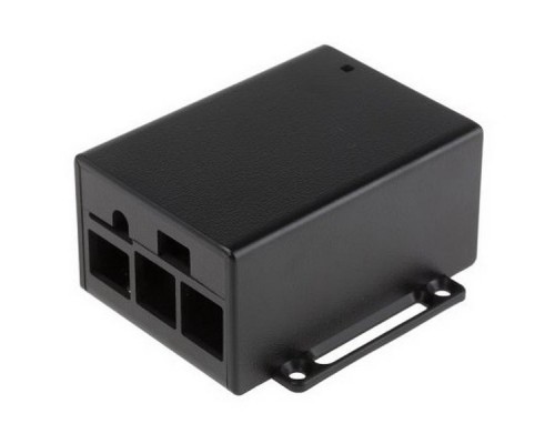 Корпус Raspberry Pi 3  Case for Raspberry Pi 3 Model B and Pi PoE Switch HAT, разм.90x85х45mm, отверстия крепления на монитор 70х53mm, цвет черный (124-9372)