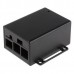 Корпус Raspberry Pi 3  Case for Raspberry Pi 3 Model B and Pi PoE Switch HAT, разм.90x85х45mm, отверстия крепления на монитор 70х53mm, цвет черный (124-9372)