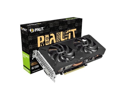 Видеокарта Palit PALIT GTX1660SUPER Gaming Pro OC 6G GDDR6 192bit DVI HDMI DP NE6166SS18J9-1160A