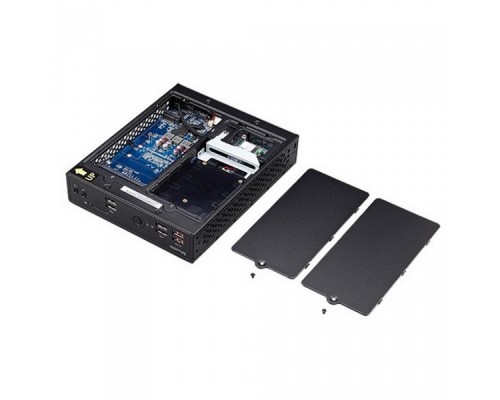 Платформа системного блока с ЦПУ DS10U Intel Celeron J4205U Fanless Support 1080P FHD /2xHDMI+DP/2xDDR4L 2400 Mhz SODIMM Max 32GB/ GLan, 802.11 b/g/n WLAN /2xCOM/SD card reader, 65W adapter, VESA  RTL