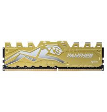 Память DDR4 16GB Apacer DDR4 2666 DIMM Panther Golden Gaming Memory AHU16GGB26CDU7G Non-ECC, CL16, 1.2V, 1024x8, Heat Shield, Bulk                                                                                                                        