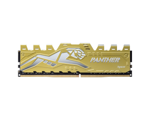 Память DDR4 16GB Apacer DDR4 2666 DIMM Panther Golden Gaming Memory AHU16GGB26CDU7G Non-ECC, CL16, 1.2V, 1024x8, Heat Shield, Bulk