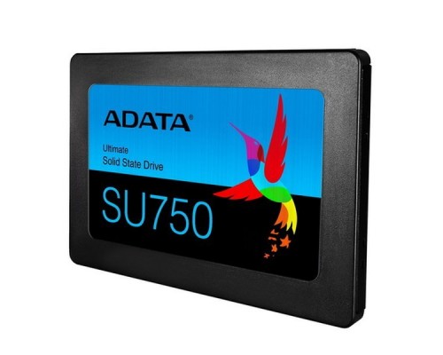 Жесткий диск SSD ADATA SU750 256Гб Наличие SATA 3.0 3D NAND Скорость записи 520 Мб/сек. Скорость чтения 550 Мб/сек. 2,5