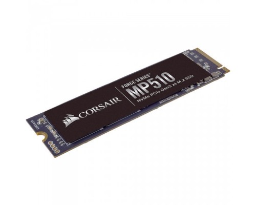 Жесткий диск SSD Corsair M.2 2280 1920GB Corsair MP510 Client SSD CSSD-F1920GBMP510 PCIe Gen3x4 with NVMe, 3480/2700, IOPS 485/530K, MTBF 1.8M, 3D TLC, 3120TBW, NVMe 1.3, RTL