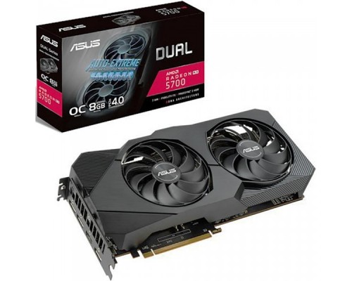 Видеокарта DUAL-RX5700-O8G-EVO /RX5700,HDMI,DP*3,8G,D6 RTL