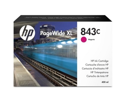 Картридж HP 843C с пурпурными чернилами 400 мл для PageWide XL 5000/4x000