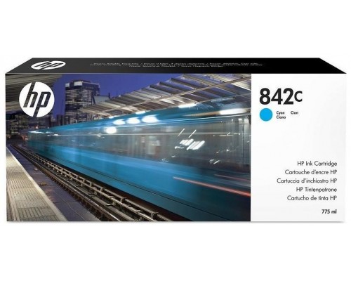 Картридж HP 842C с голубыми чернилами 775 мл для PageWide XL 8000