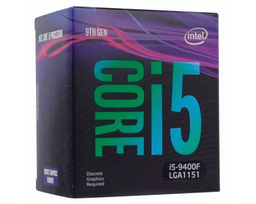 Центральный Процессор Core i5-9400F  S1151 2,9GHz  9Mb BOX