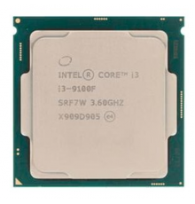 Процессор INTEL Core i3-9100F / 3.6-4.2 GHz, 4 cores, 4 threads, 6MB cache, 65W TDP, 65W TSS, LGA1151, Coffee Lake / OEM                                                                                                                                  