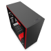 Корпус NZXT CA-H710I-BR H710i Mid Tower Black/Red Chassis with Smart Device 2, 3x120, 1x140mm Aer F Case Fans, 2xLED Strips and Vertical GPU Mount