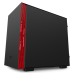 Корпус NZXT CA-H210I-BR H210i Mini ITX Black/Red Chassis with Smart Device 2, 2x120mm Aer F Case Fans, 1xLED Strip