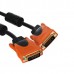 Кабель DVI-DVI Dual Link (25M-25M), 5m, 2 фильтра Aopen/Qust ACG446D-5M