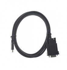 Кабель-адаптер USB 3.1 Type-Cm -- VGA(M) 1080@60Hz, 1.8M VCOM CU421C-1.8M                                                                                                                                                                                 