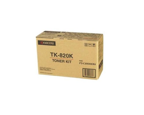 Тонер KYOCERA TK-820K 15 000 стр. Black FS-C8100DN