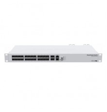 Коммутатор CRS326-24S+2Q+RM Cloud Router Switch 326-24S+2Q+RM with 2 x 40G QSFP+ cages, 24 10G SFP+ cages, 1x LAN port for management, RouterOS L5 or SwitchOS (dual boot), 1U rackmount enclosure, Dual redundant PSU                                    