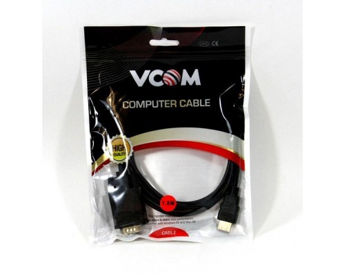Кабель а/в VCOM 1.8m м HDMI M - VGA M CG596-1.8M