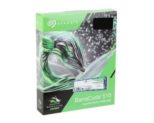 Жесткий диск SSD M.2 2280 256GB Seagate BarraCuda 510 Client SSD ZP256CM30041 PCIe Gen3x4 with NVMe, 3100/1050, IOPS 180/260K, MTBF 1.8M, 3D TLC, 160TBW, NVMe 1.3, RTL  (016612)