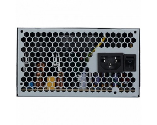 Блоки питания Qdion QD-500PNR 80+ ATX QD-500PNR, 450W 80+ real, 12cm fan, 24+4pin, CPU4+4,PCI-E 6+2 pin,5*sata,3*molex,1*fdd pin, input 230V,I/O switch, without  power cord