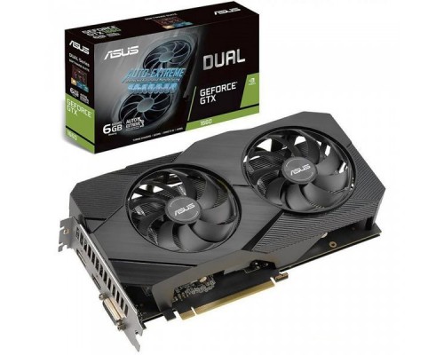 Видеокарта ASUS DUAL-GTX1660S-O6G-EVO // GTX1660S,DVI,HDMI,DP,6G,D6 ; 90YV0DS3-M0NA00