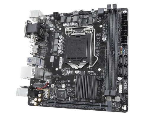 Материнская плата GIGABYTE H310N 2.0, Socket 1151, Intel®H310, 2xDDR4-2666, D-SUB+DVI-D+HDMI, 1xPCI-Ex16, 4xSATA3, 1xM.2, 8 Ch Audio, GLan, (2+2)xUSB2.0, (2+2)xUSB3.0, 2xPS/2, Mini-ITX, OEM