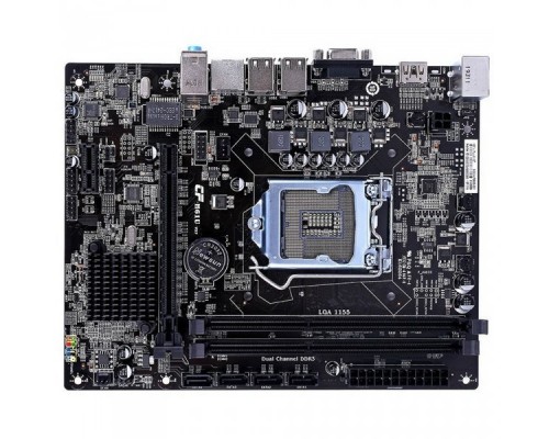 Материнская плата H61U PLUS V27, Socket 1155, Intel®H61, 2xDDR3-1600, D-SUB+HDMI, 1xPCI-Ex16, 1xPCI-Ex1, 4xSATA2, 6 Ch Audio, GLan, (4+4)xUSB2.0, 2xPS/2, mATX, RTL