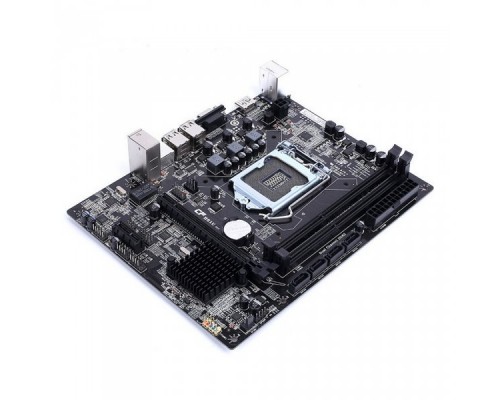 Материнская плата H61U PLUS V27, Socket 1155, Intel®H61, 2xDDR3-1600, D-SUB+HDMI, 1xPCI-Ex16, 1xPCI-Ex1, 4xSATA2, 6 Ch Audio, GLan, (4+4)xUSB2.0, 2xPS/2, mATX, RTL