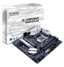 Материнская плата CVN Z390M GAMING V20, Socket 1151, Intel®Z390, 4xDDR4-2666, DVI-D+HDMI, 1xPCI-Ex16, 2xPCI-Ex1, 5xSATA3, 2xM.2, 8Ch Audio, 1xGLan, (2+4)xUSB2.0, (3+2)xUSB3.1, 1xUSB3.1 Type-C™, 1xPS/2, mATX, RTL,                                      