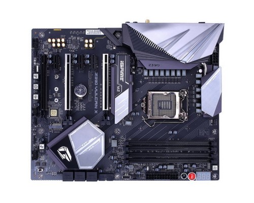 Материнская плата iGame Z390 Vulcan X V20, Socket 1151, Intel®Z390, 4xDDR4-2666, HDMI+DP, 3xPCI-Ex16, 3xPCI-Ex1, 6xSATA3, 2xM.2, 8Ch Audio, 1xGLan, WiFi, (2+3)xUSB2.0, (3+2)xUSB3.1, (1+1)xUSB3.1 Type-C™,  ATX, RTL,