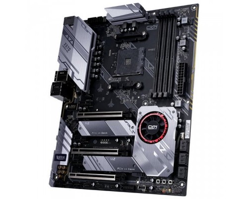 Материнская плата CVN X570 GAMING PRO V14, Socket AM4, AMD X570, 4xDDR4-3200, HDMI+DP, 3xPCI-Ex16, 3xPCI-Ex1, 6xSATA3, 2xM.2, 8 Ch Audio, GLan, (2+2)xUSB2.0, (5+1)xUSB3.0, (1+1)xUSB3.1 Type-C™, 1xPS/2, ATX, RTL