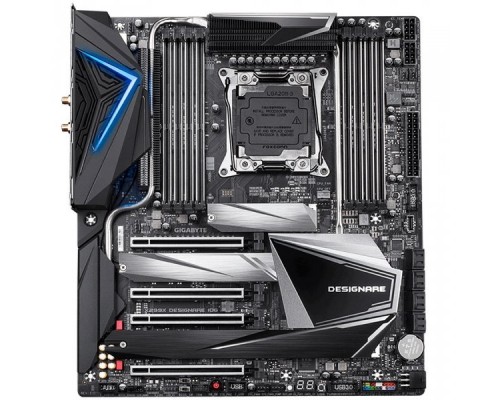 Материнская плата GIGABYTE X299X DESIGNARE 10G, Socket 2066, Intel®X299, 8xDDR4-2933, 4xPCI-Ex16, 2xDP(In), 8xSATA3 (RAID 0/1/5/10), 3xM.2, 8 Ch Audio, 2x10GbLan, Wi-Fi, (0+2)xUSB2.0, (4+4)xUSB3.2, (2+1)xUSB3.2 Type-C™, ATX, RTL