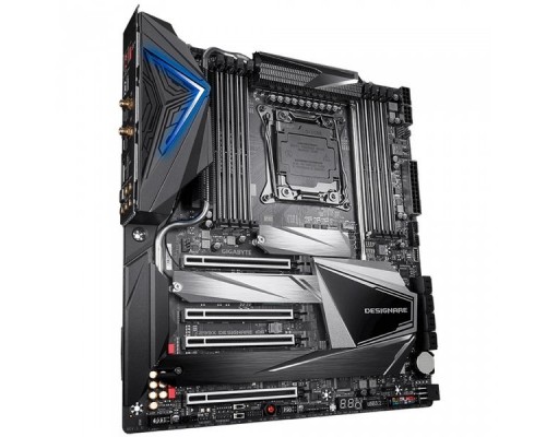 Материнская плата GIGABYTE X299X DESIGNARE 10G, Socket 2066, Intel®X299, 8xDDR4-2933, 4xPCI-Ex16, 2xDP(In), 8xSATA3 (RAID 0/1/5/10), 3xM.2, 8 Ch Audio, 2x10GbLan, Wi-Fi, (0+2)xUSB2.0, (4+4)xUSB3.2, (2+1)xUSB3.2 Type-C™, ATX, RTL