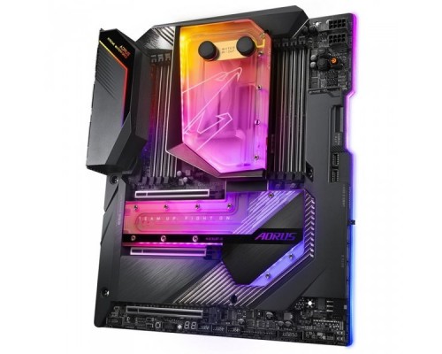 Материнская плата X299X AORUS XTREME WATERFORCE, Socket 2066, Intel®X299, 8xDDR4-2933, 3xPCI-Ex16, 2xDP(In), 8xSATA3,(RAID 0/1/5/10) 2xM.2, 8 Ch Audio, 1xGLan, 1x10GbLan, Wi-Fi, (2+6)xUSB2.0, (4+4)xUSB3.2, (2+2)xUSB3.2 Type-C™, ATX, RTL