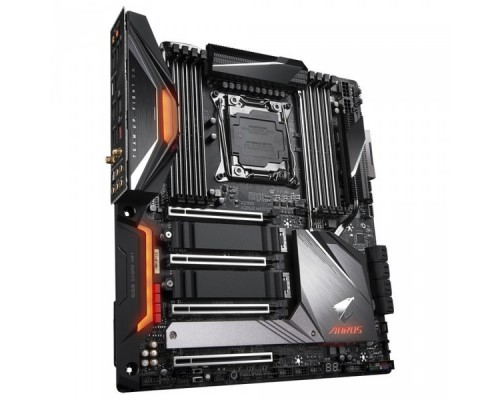 Материнская плата X299X AORUS MASTER, Socket 2066, Intel®X299, 8xDDR4-2933, 4xPCI-Ex16, 8xSATA3,(RAID 0/1/5/10) 3xM.2, 8 Ch Audio, 1xGLan, 1x5GbLan, Wi-Fi, (2+6)xUSB2.0, (7+4)xUSB3.2, (1+1)xUSB3.2 Type-C™, ATX, RTL