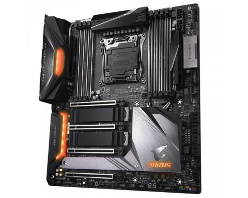 Материнская плата X299X AORUS MASTER, Socket 2066, Intel®X299, 8xDDR4-2933, 4xPCI-Ex16, 8xSATA3,(RAID 0/1/5/10) 3xM.2, 8 Ch Audio, 1xGLan, 1x5GbLan, Wi-Fi, (2+6)xUSB2.0, (7+4)xUSB3.2, (1+1)xUSB3.2 Type-C™, ATX, RTL