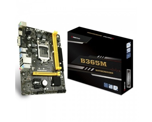 Материнская плата B365MHC, Socket 1151, Intel®B365, 2xDDR4-2666, D-SUB+HDMI, 1xPCI-Ex16, 2xPCI-Ex1, 4xSATA3, 1xM.2, 8 Ch Audio, GLan, (2+4)xUSB2.0, (4+2)xUSB3.1, 2xPS/2, mATX, RTL