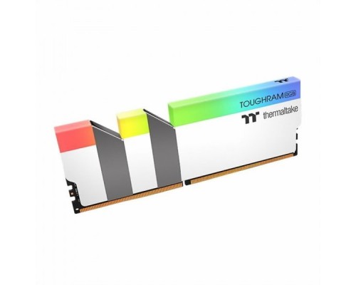 Модуль памяти 16GB Thermaltake DDR4 3200 DIMM TOUGHRAM RGB White Gaming Memory R022D408GX2-3200C16A Non-ECC, CL16, 1.35V, Heat Shield, XMP 2.0, Kit (2x8GB), RTL (523974)