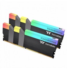 Модуль памяти 16GB Thermaltake DDR4 3600 DIMM TOUGHRAM RGB Black Gaming Memory R009D408GX2-3600C18B Non-ECC, CL18, 1.35V, Heat Shield, XMP 2.0, Kit (2x8GB), RTL (522076)                                                                                 