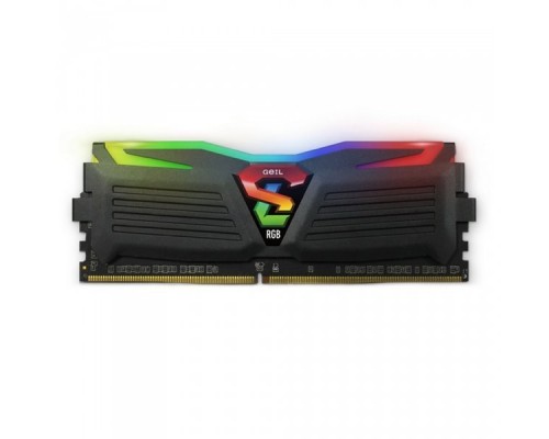 Память DDR4 8GB GeIL DDR4 2666 DIMM Super Luce RGB SYNC Gaming Memory GLS48GB2666C19SC Non-ECC, CL19, 1.2V, Heat Shield, ASUS AURA, Gigabyte Fusion, MSI Mystic Light, ASRock Polychrome, RTL