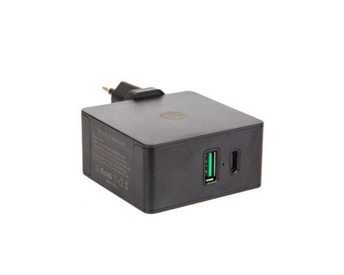 Зарядное устройство AC (EU Plug 100-220V) - PD, USB, IC, Quick Charge 3.0  VCOM M041/CA-M041