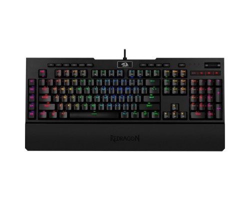 Клавиатура механическая Brahma RU,RGB,рег. громкости Redragon