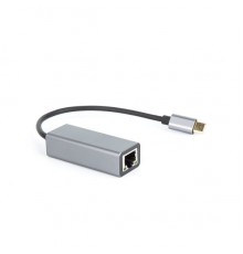 Кабель-переходник USB 3.1 Type-C --RJ-45 1000Mbps Ethernet, Aluminum Shell, 0.15м VCOM DU320M                                                                                                                                                             