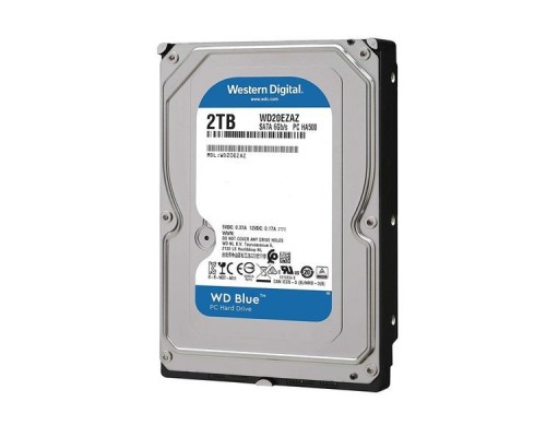 Жесткий диск 2TB WD20EZAZ Blue, SATA3, Cache 256MB, IntelliPower